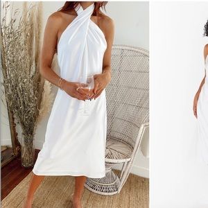 Jasmine Halter Midi Dress